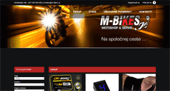 Desktop Screenshot of m-bikes.sk