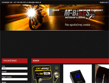 Tablet Screenshot of m-bikes.sk